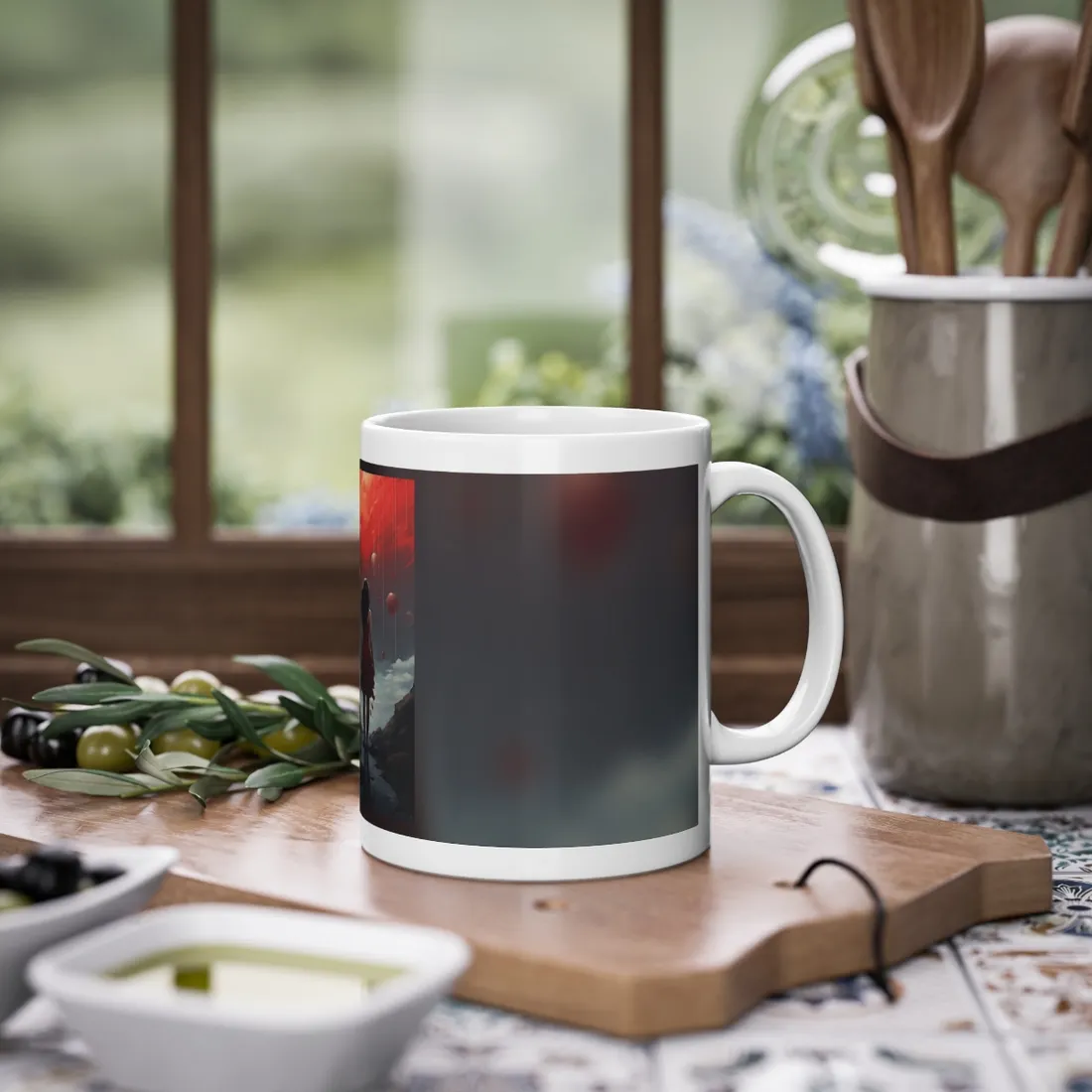 Vintage Portrait: Person Wearing Glasses - Mug
