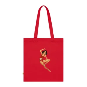 Autumn Pin-Up Dancer Tote Bag