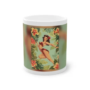 Tropical Pin-Up Hibiscus Mug