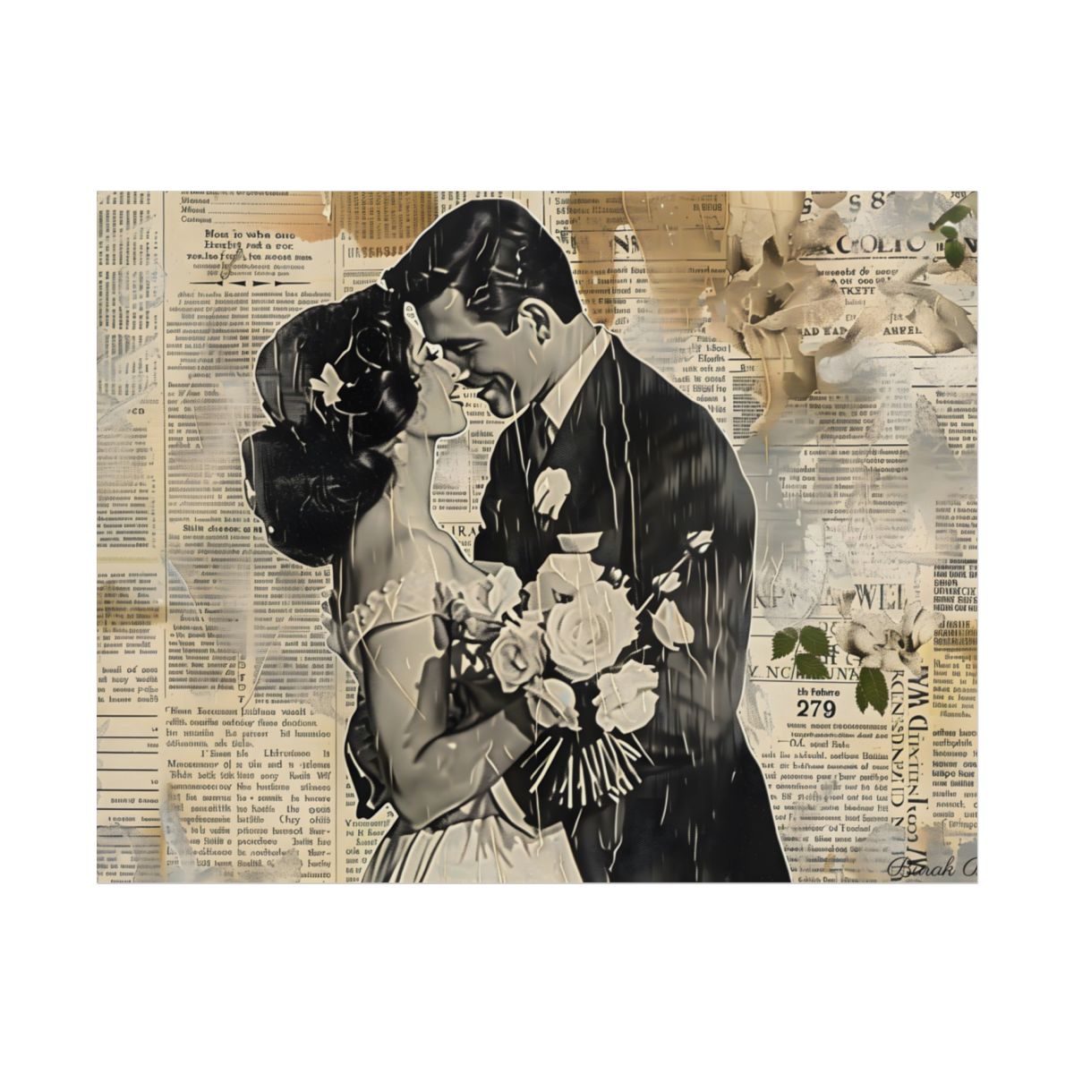 Vintage Romantic Couples: Whispers from the Past - Poster