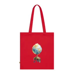 Globe on Brass Stand Tote Bag