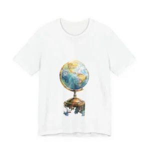 Globe on Brass Stand T-Shirt