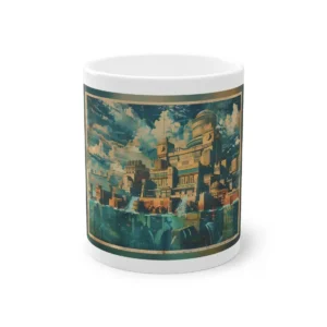 Domed City over Teal Waters Mug