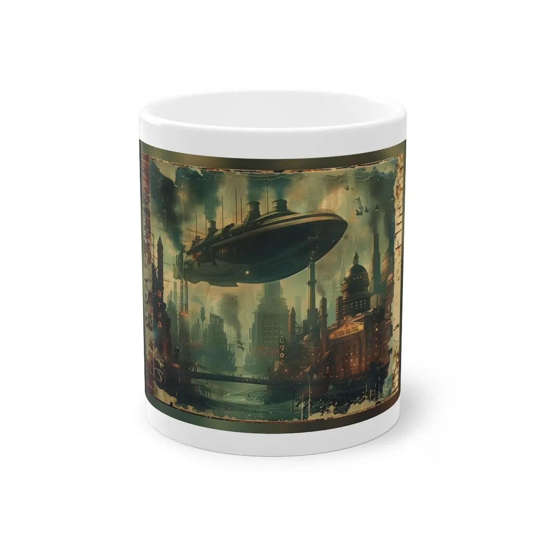 Vintage Underwater Travel Poster: Retro Ocean Adventure - Mug