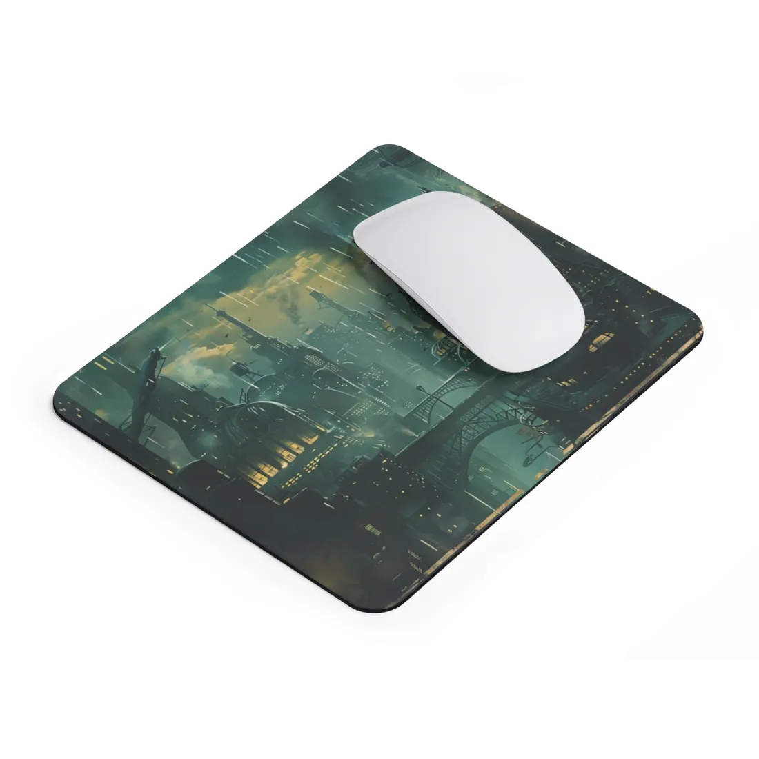Vintage Underwater Travel Poster: Serene Adventure - Mouse Pad