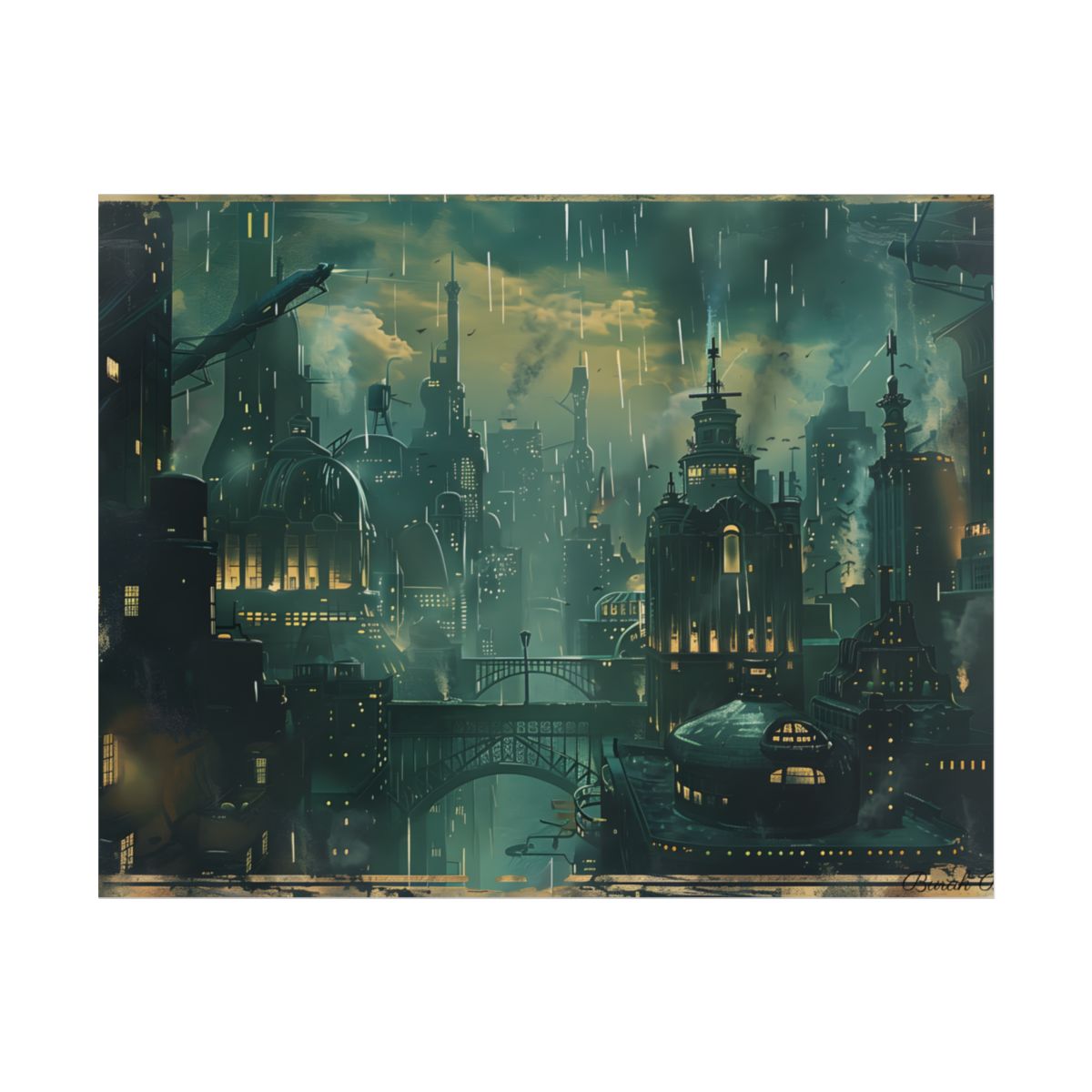 Vintage Underwater Travel Poster: Serene Adventure - Poster