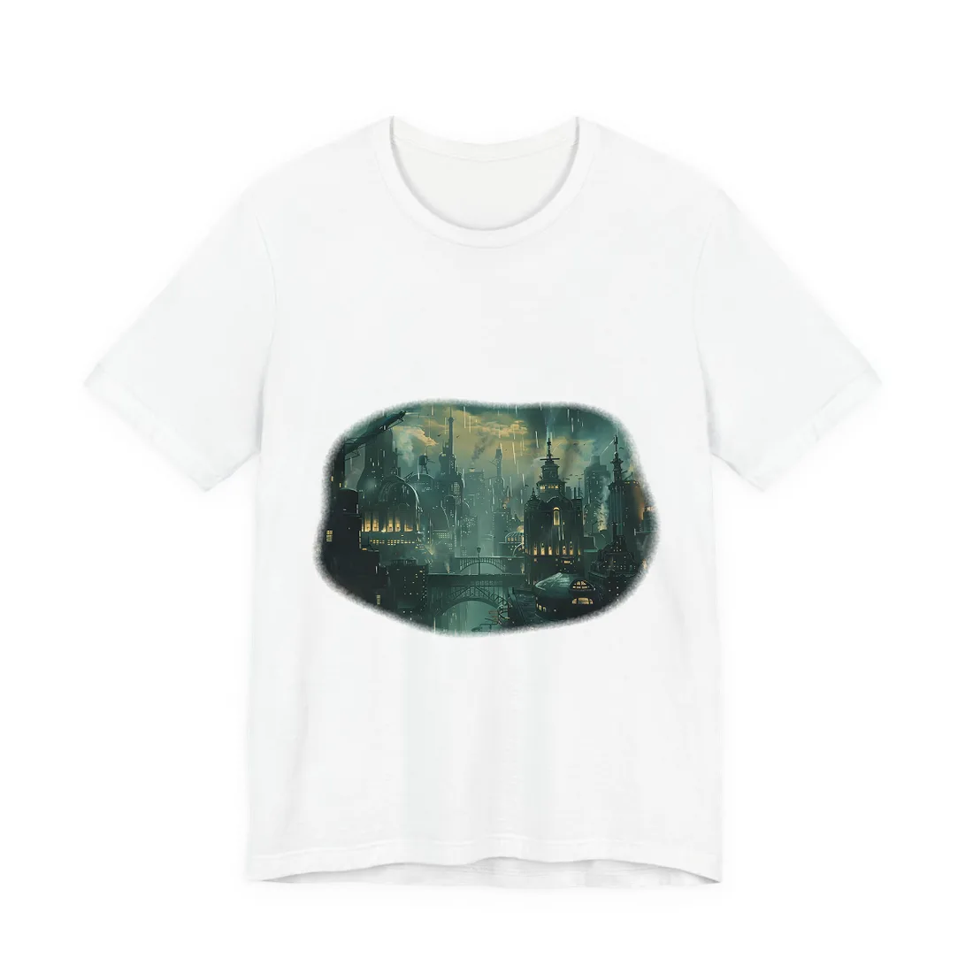 Vintage Underwater Travel Poster: Serene Adventure - T-Shirt (White)