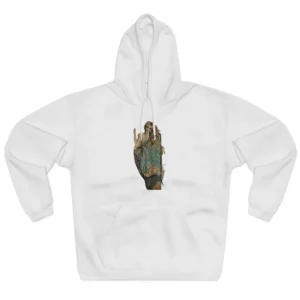 Mermaid on Weathered Wood Hoodie