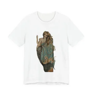 Mermaid on Weathered Wood T-Shirt