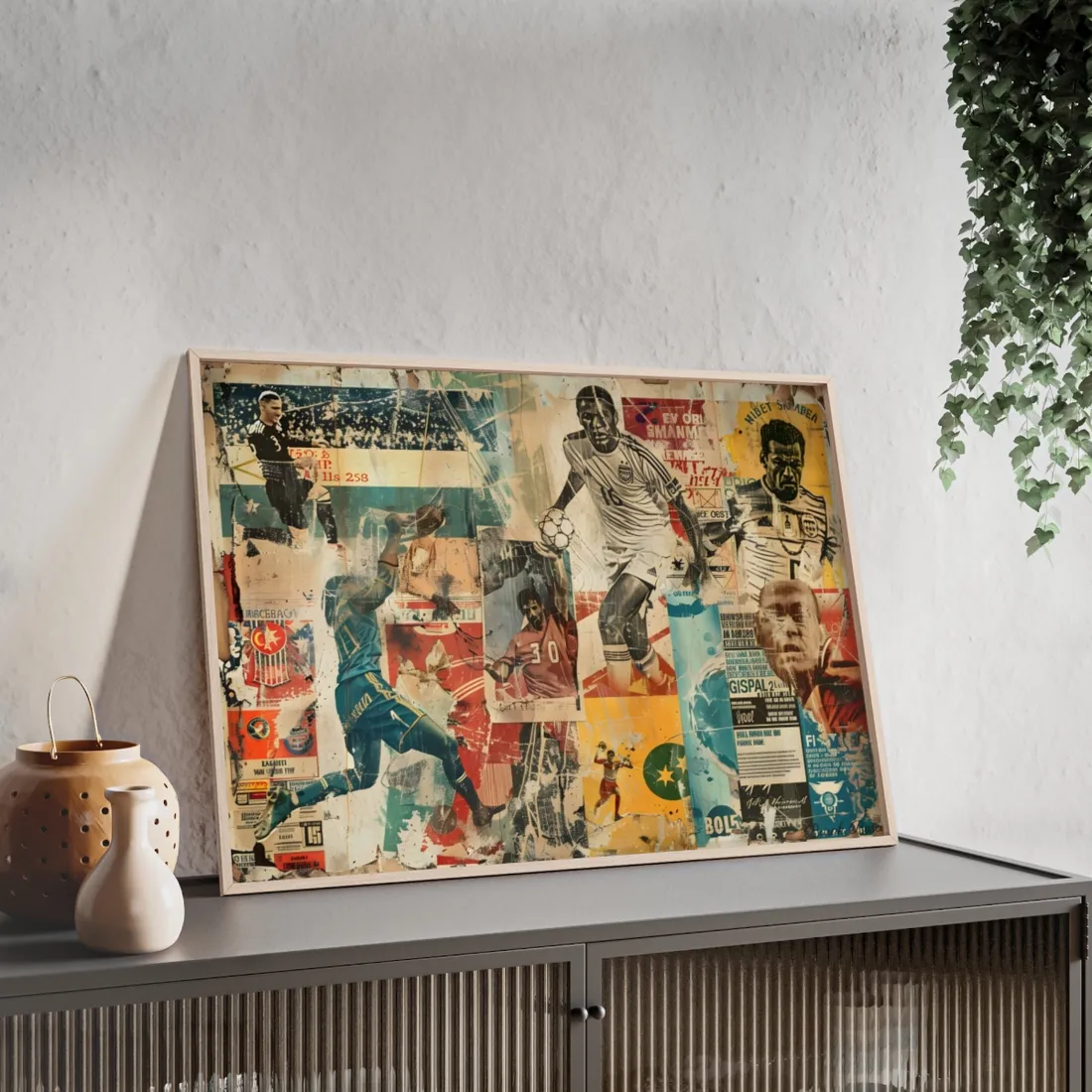 Vintage World Cup Posters: A Historic Soccer Collection - Framed Poster