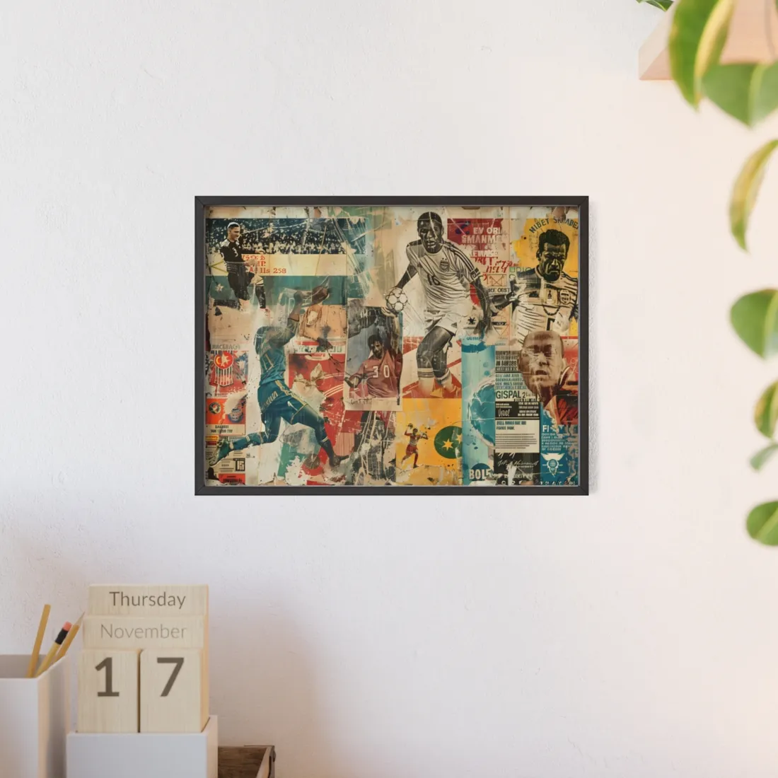 Vintage World Cup Posters: A Historic Soccer Collection - Framed Poster
