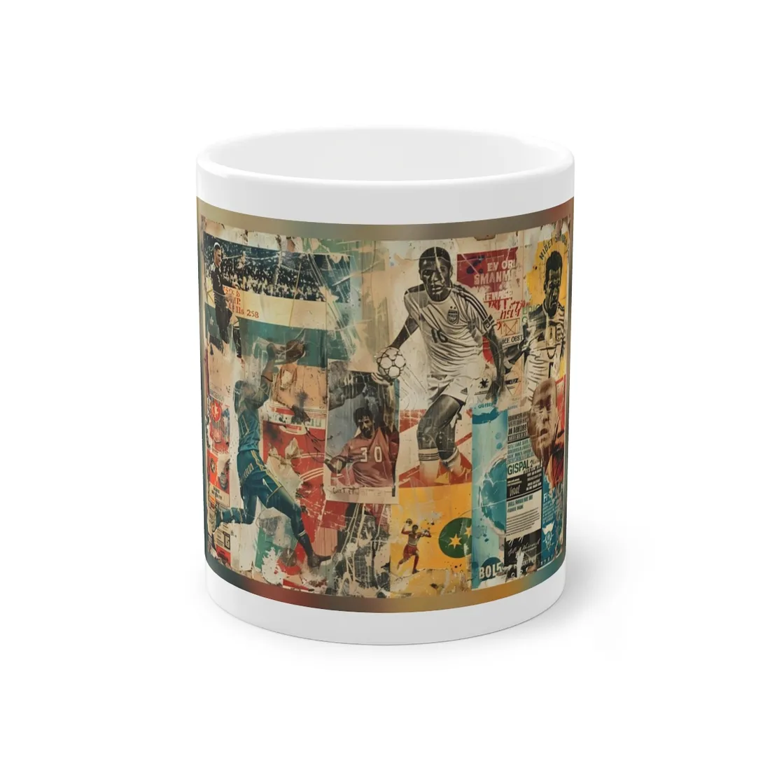 Vintage World Cup Posters: A Historic Soccer Collection - Mug