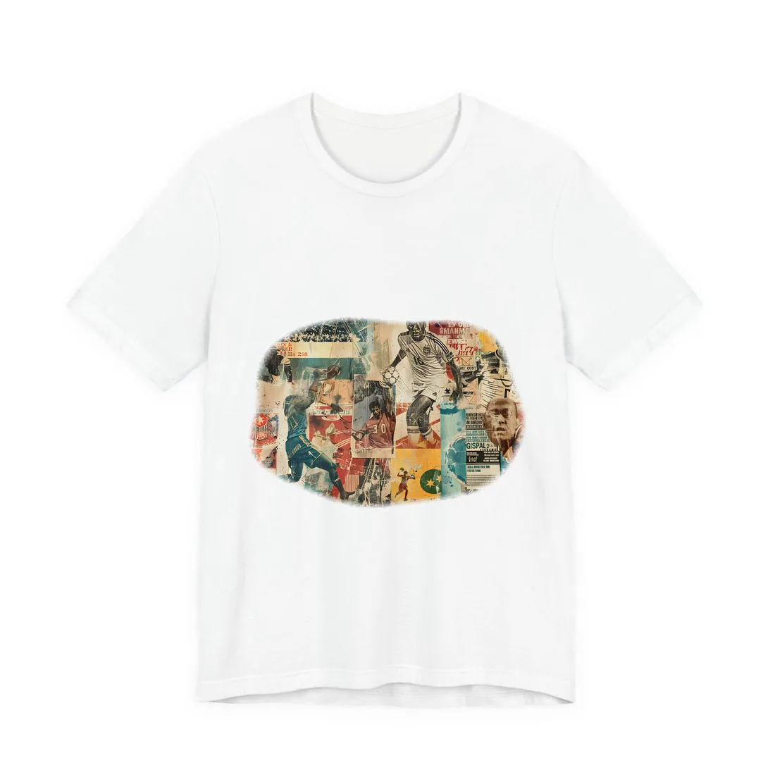 Vintage World Cup Posters: A Historic Soccer Collection - T-Shirt (White)