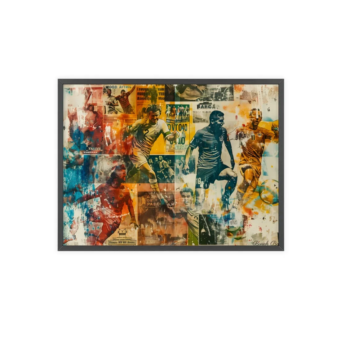Vintage World Cup Posters: A History of Football - Framed Poster