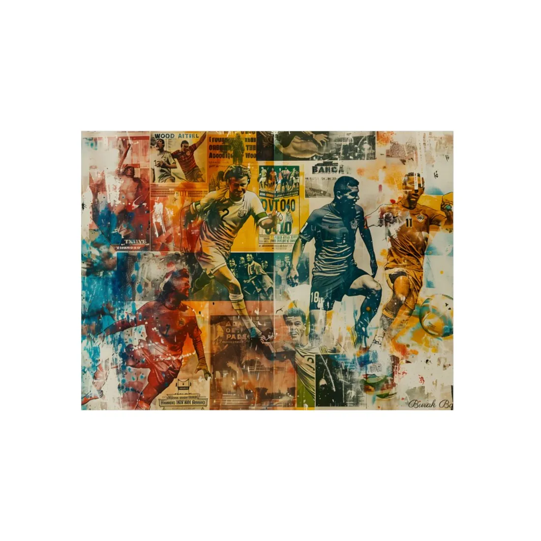 Vintage World Cup Posters: A History of Football - Metal Poster