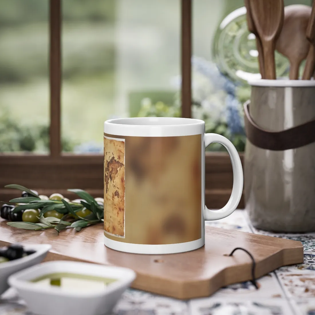 Vintage World Map: A Timeless Guide to Global Exploration - Mug