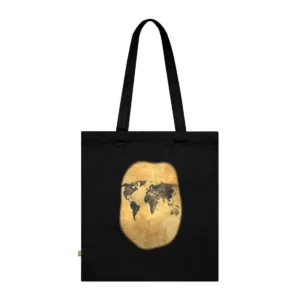 World Map on Parchment Tote Bag