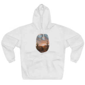 Couple Watching Desert Sunset Hoodie