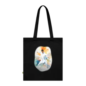 Dynamic Martial Stance Tote Bag