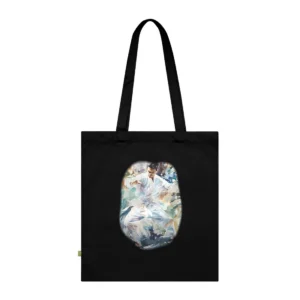Karate Practitioner in White Gi Tote Bag