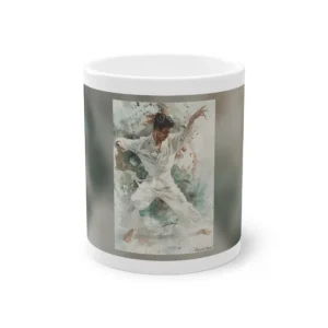 Martial Artist in White Uniform Mug
