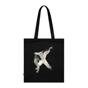 Martial Artist in White Uniform Tote Bag