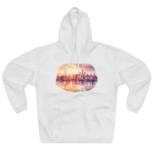 City Skyline at Sunset Hoodie
