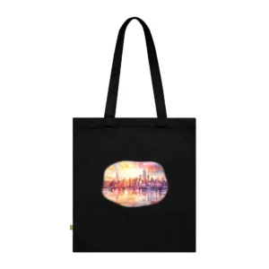 City Skyline at Sunset Tote Bag