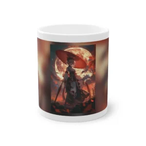 Woman with Red Parasol Mug