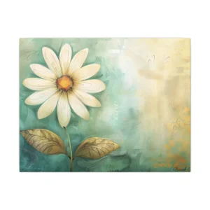 Golden Center Daisy Canvas Print