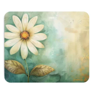 Golden Center Daisy Mouse Pad