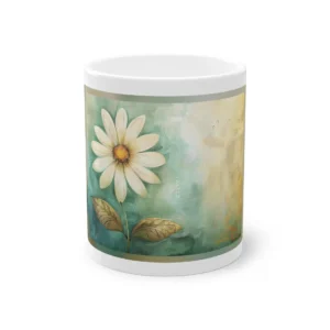 Golden Center Daisy Mug