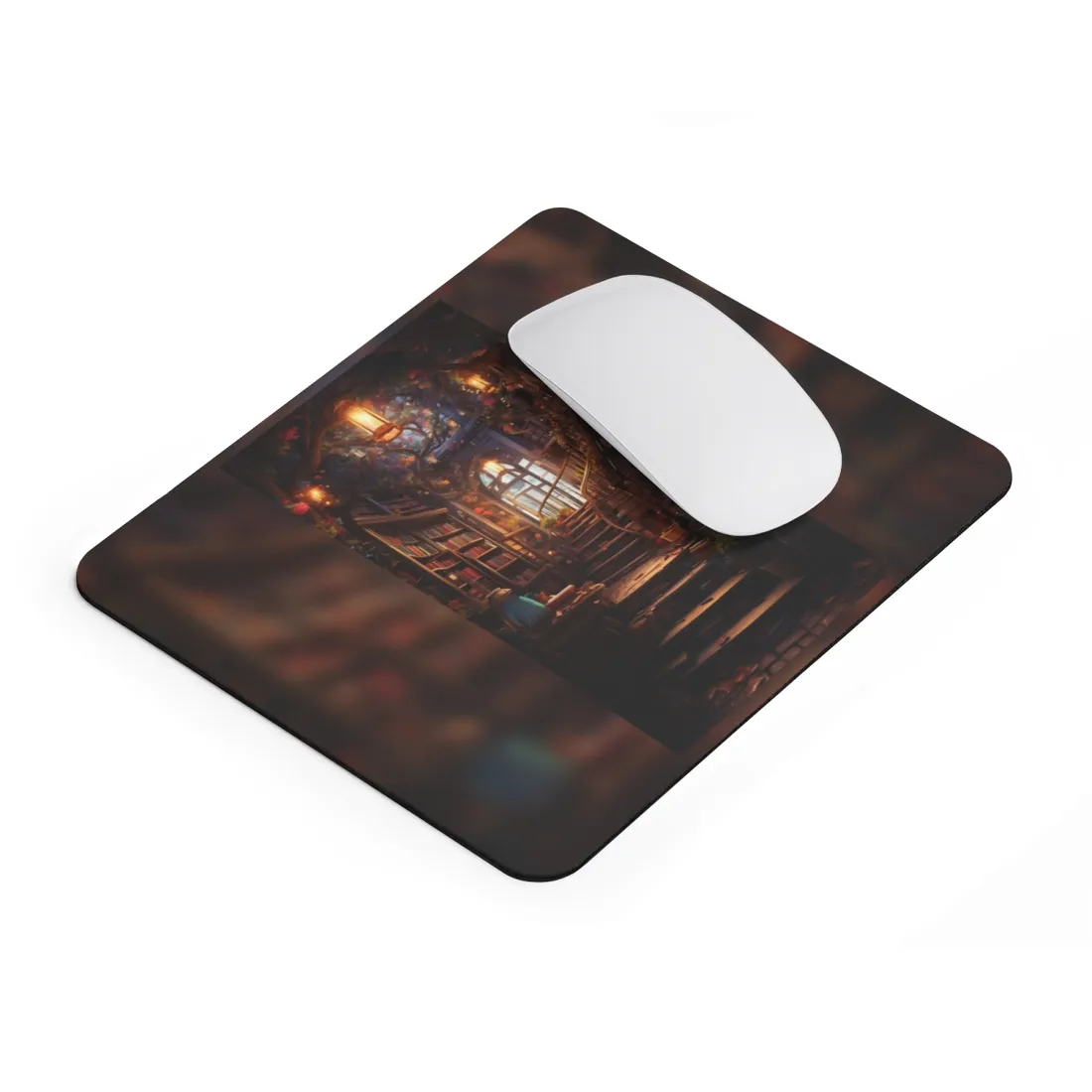 Whimsical Bookshop: Enchanting Magical - Mouse Pad