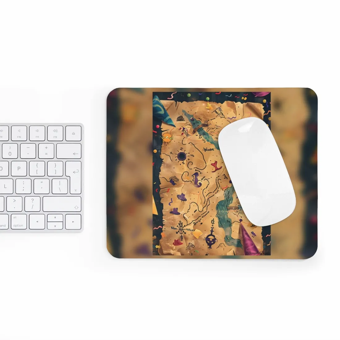 Whimsical Cartoon Portrait: Gentle Illustration of a Hero's Nose - Mouse Pad