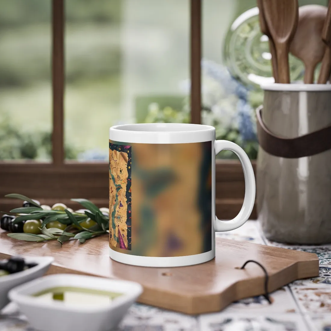 Whimsical Cartoon Portrait: Gentle Illustration of a Hero's Nose - Mug