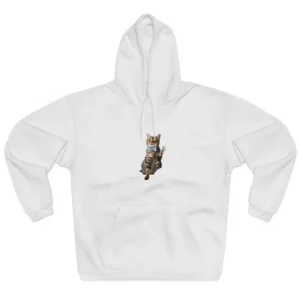 Tabby Cat with Confetti Hoodie