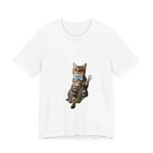 Tabby Cat with Confetti T-Shirt