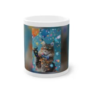 Confetti Cat Party Mug