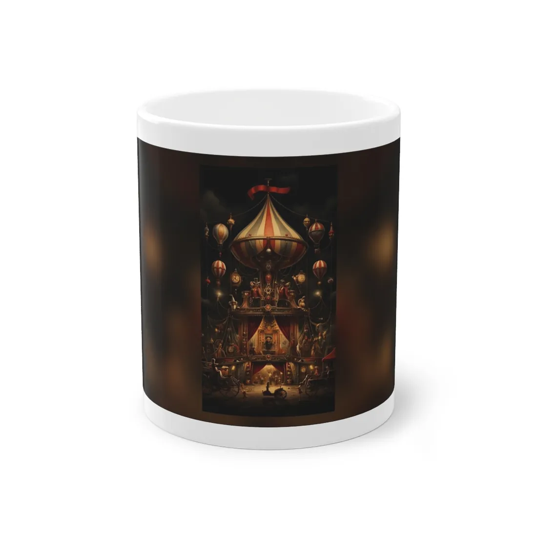 Whimsical Clockwork Circus: A Fantastical - Mug