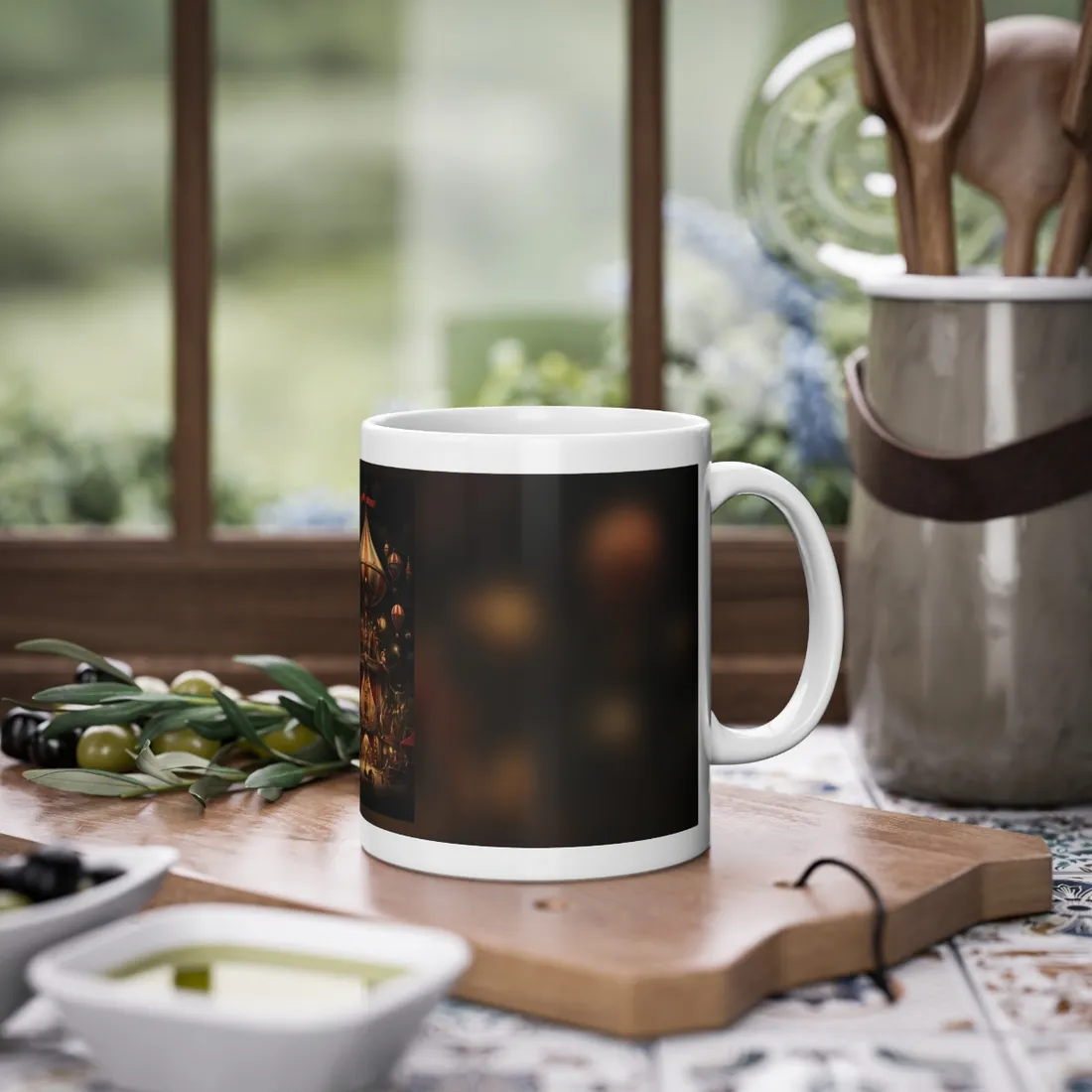 Whimsical Clockwork Circus: A Fantastical - Mug