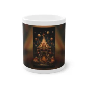 Vintage Circus Tent with Balloons Mug