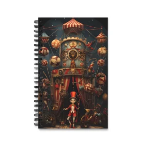 Circus Tower with Clown Spiral Notebook