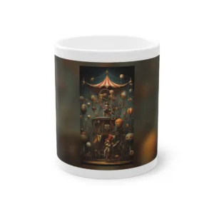 Circus Machine with Balloons Mug