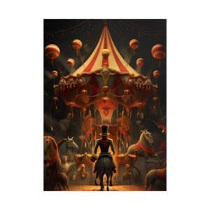 Circus Night Procession Poster
