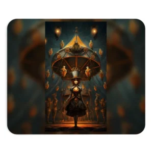 Woman in Top Hat Mouse Pad