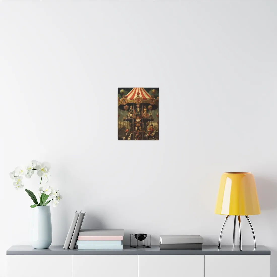 Whimsical Fantastical Clockwork Circus Art: A Unique - Canvas