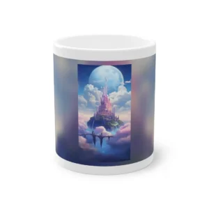 Floating Castle in Clouds Mug