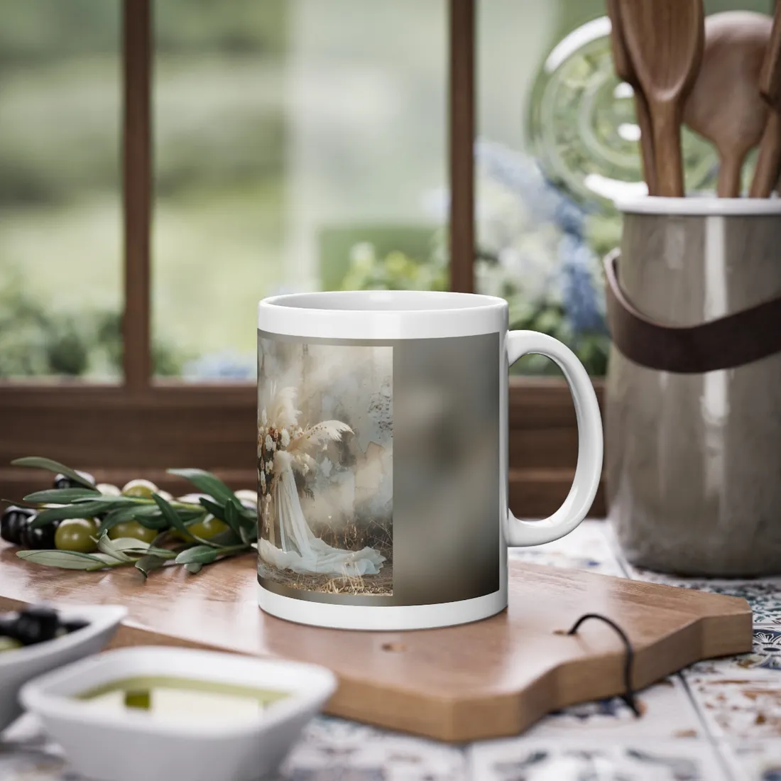 Whimsical Floral Bloom: Pampas Grass - Mug