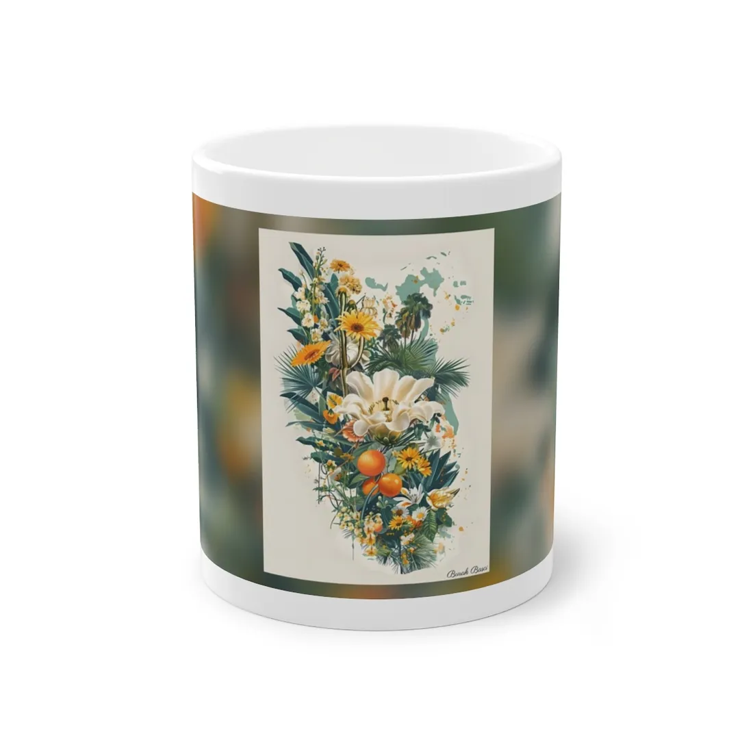 Whimsical Florida: Cartoonish State Map - Mug
