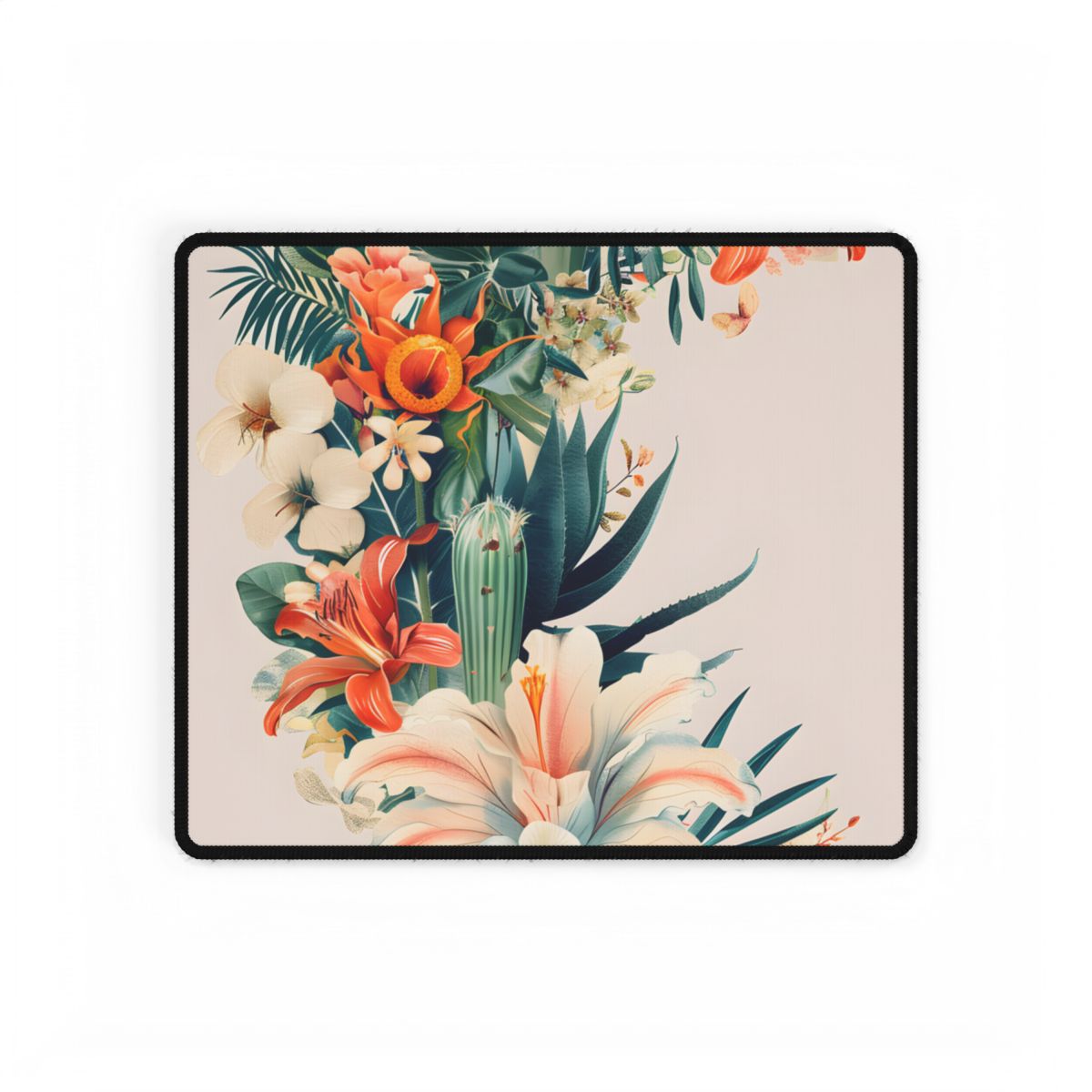 Whimsical Florida Map: A Fun Illustration of Sunshine State - Desk Mat